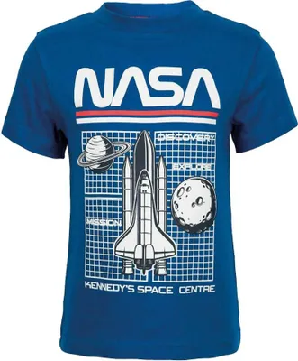 Obrázok produktu pre Bavlnené tričko NASA pre fanúšikov astronómie a každodenných hrdinov 92 Blue