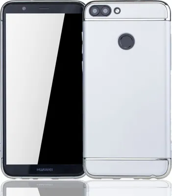 Produktbild von Huawei Honor 7s Handy Hülle Schutz Case Bumper Hard Cover Silber
