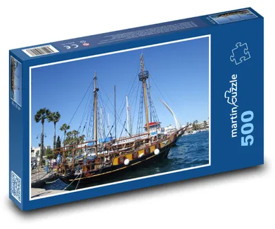 Obrázok produktu pre Puzzle 500 Výletná loď v prístave - martinpuzzle