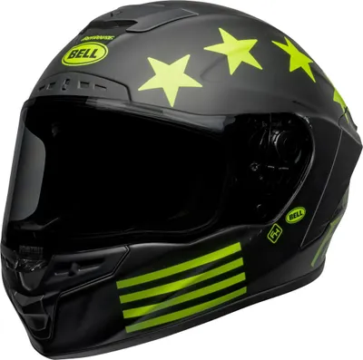 Produktbild von Bell Star DLX Mips Fasthouse Victory Circle Helm, schwarz matt/grün, S (55/56)