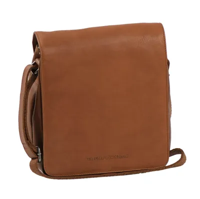 Image de The Chesterfield Brand Cuir sac à épaule bandoulière Florence Flap Over Bag Cognac brun