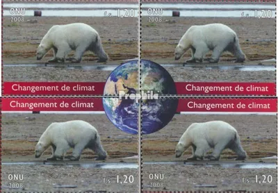 Produktbild von Briefmarken UNO - Genf 2008 Mi 607-610 (kompl.Ausg.) postfrisch Klimawandel