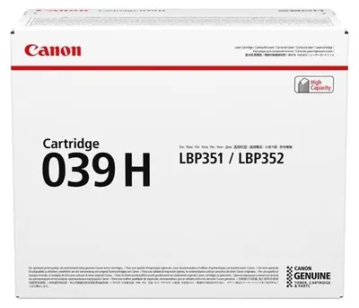 Immagine prodotto di Canon 039 H - Mit hoher Kapazität - Schwarz - original