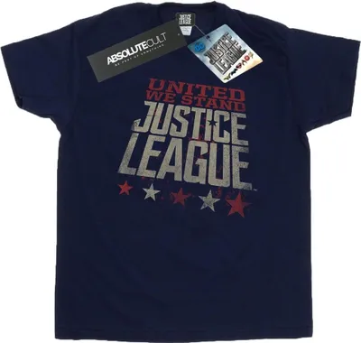 Produktbild von DC Comics - "Justice League United We Stand" T-Shirt für Herren BI31862 (XXL) (Marineblau)