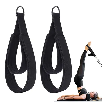 Image de Ensemble de 2 bandes de Pilates avec anneau en D