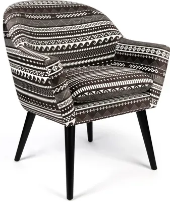 Immagine prodotto di Poltrona Excelsa Etnico in poliestere e multistrato 70,5x65x83 cm multicolore