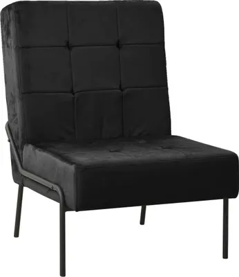 Obrázek produktu pro The Living Store Relaxační křeslo 65x79x87 cm černý samet
