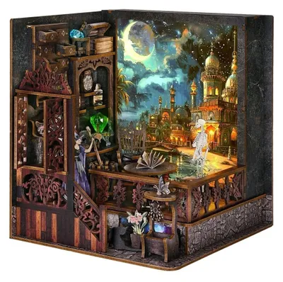 Immagine prodotto di 2Kids Toys: Puzzle 3D in legno, miniabitazione, "Stanza Magica"