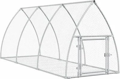 Image de Cage à lapins Argentée 300x105x120 cm Acier galvanisé
