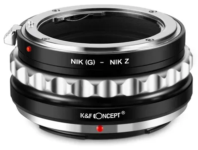 Immagine prodotto di Adattatore obiettivo Nikon F-mount (G) per fotocamere Nikon Z - Anello adattatore - Compatibile con fotocamere Nikon Z - Messa a fuoco manuale