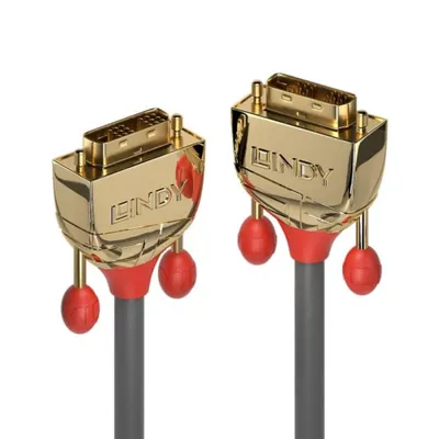Produktbild von LINDY DVI-D Single Link SLD Kabel Gold Line 10m