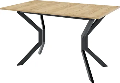 Produktbild von Masseno ESSTISCH ENZO M 125 cm - 165 cm / 80 cm x 77 cm Ausziehbar Rechtecktisch, Esszimmertisch, Küchentisch, Modern Design