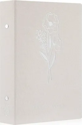 Produktbild von Fotoalbum 10x15 Leinen Einsteckalbum 300 Fotos Beige Stickeralbum