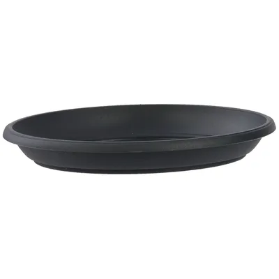 Produktbild von Untersetzer Ständer Rund Abmessungen (DxH) 17 cm x 2,2 cm Farbe Anthrazit Kunststoff traditionell