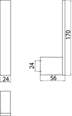 Image de emco loft Porte-papier de réserve, pour un rouleau, vertical, 050513301