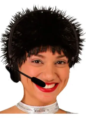 Produktbild von Mikrofon Headset Guirca Fiestas GUI18282, kabellos, schwarz, für Partys