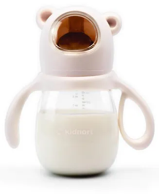 Obrázek produktu pro Kojenecká lahev Kidnort Jordbaer 240ml 6m+ béžová