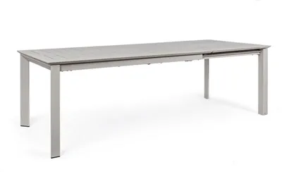 Produktbild von Tisch Konnor 160-240 x 100 x 76 cm Aluminium Grau