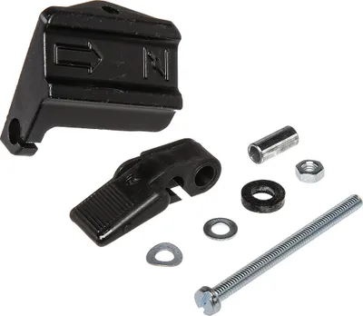 Produktbild von Set: Starterzugwiderlager mit "Pfeil" Logo mit Kaltstarthebel und Kleinteilen - Simson S51, S70, S53, S83, SR50, SR80