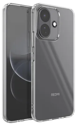 Immagine prodotto di Custodia in silicone flessibile per Xiaomi Redmi Note 17 Pro, resistente agli urti, trasparente