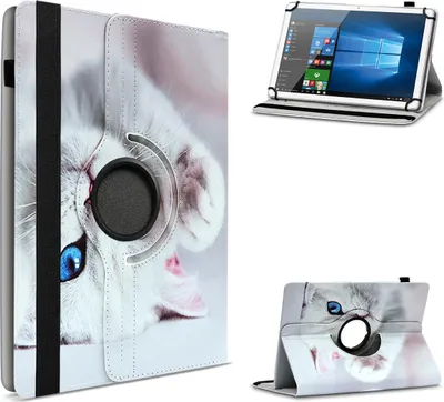 Produktbild von Tablet Hülle für Blackview Tab 90 Tasche Schutzhülle Schutz Cover 360° DrehbarFarben:Motiv 2