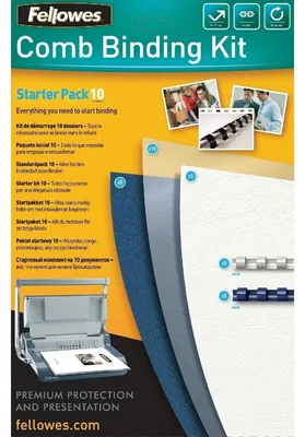 Zdjęcie produktu dla Fellowes 5371701, Wielobarwny, Plastik, A4, 6 mm, 8 mm, 238 mm, 14 mm