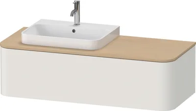 Produktbild von DURAVIT HP4942L39390010 WTU HappyD2+ wandh.,354x1300x550mm