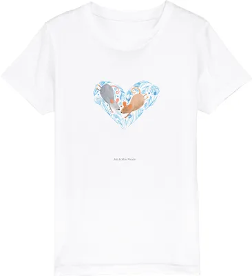 Produktbild von Mr. & Mrs. Panda Kleinkinder T-Shirt Koala Künstler 7-8 Jahre (122/128) - Weiß - Geschenk, Organic Kinder, Zeichnen, Teenager, Baumwollshirt, Kindershirt, Liebesgeschenk