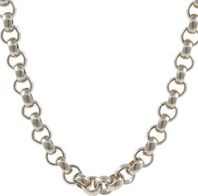 Produktbild von Silberkette Erbskette Länge 60cm - Breite 4,5mm - 925 Silber