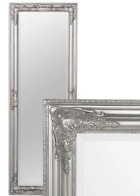 Produktbild von Eleganter Barock Spiegel BESSA 140x50cm silber-antik Holzrahmen