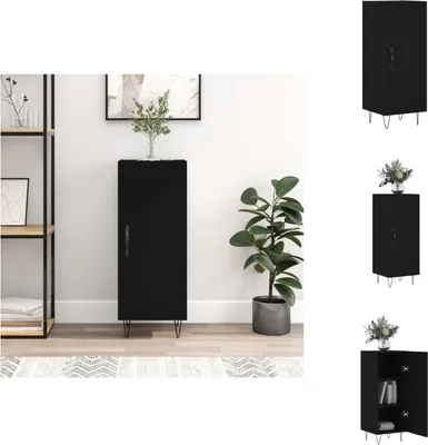 Produktbild von vidaXL Sideboard Schwarz 34,5x34x90 cm Holzwerkstoff -  Sideboards