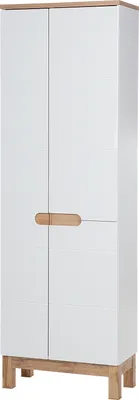 Produktbild von Badezimmerschrank, Weiß, 60 Cm Hoch, 3 Türen, Modern