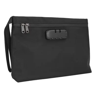 Produktbild von Geruchssichere Tasche mit Zahlenschloss, verschließbar, mit Aktivkohle, Geruchsaufbewahrungsbehälter für unterwegs, Schwarz