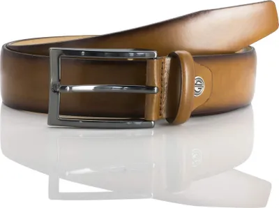 Produktbild von LINDENMANN leren heren riem, cognac