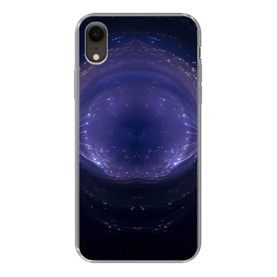 Produktbild von MuchoWow® Handyhülle Schutzhülle Hülle für iPhone XR Licht - Abstrakt - Nacht Silikon Softcase Handy Hülle - Schutzdeckel