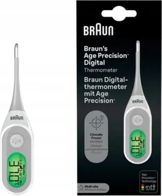 Immagine prodotto di BRAUN HC Termometro digitale, precisione per età, 1 memoria PRT2000EU