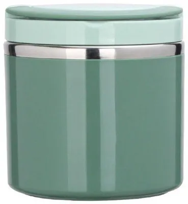 Produktbild von Isolierter, leckfreier, rohrstahlfass, 630 ml, grüner, geschlossener Lunchbox, geeignet für Schultaschen/Picknick.