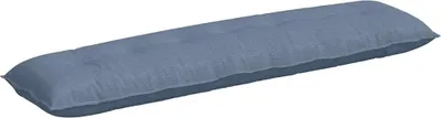 Image de Coussin lombaire bleu vidaXL, 200 x 50 cm, tissu cord