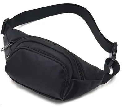 Immagine prodotto di Marsupio da viaggio per adulti - 28x13 cm - Nero - Marsupio da viaggio