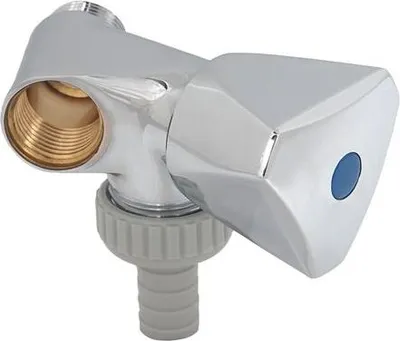 Obrázek produktu pro Js Nebenanschlussventil, Sv 3-Kt.-Gr.,Dn15,1/2",Pol.verchromt