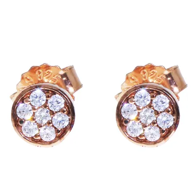 Produktbild von Thomas Sabo Ohrstecker Damen Sparkling Circles Rosévergoldet SCH150025