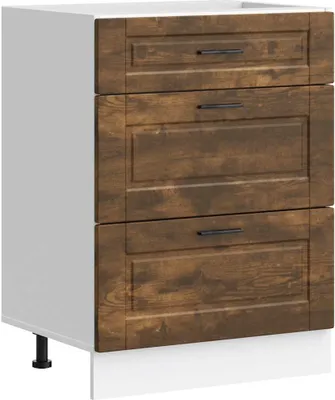 Produktbild von vidaXL Küchenunterschrank Porto Räuchereiche Holzwerkstoff