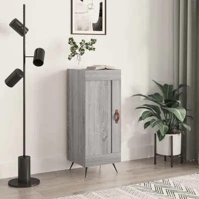Produktbild von vidaXL Sideboard Grau Sonoma 34,5x34x90 cm Holzwerkstoff