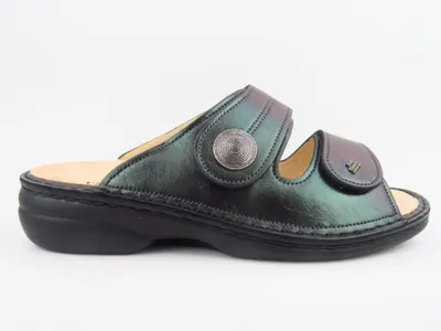 Produktbild von Finn Comfort Sansibar Apollo anthrazit Pantolette Metallic : 41