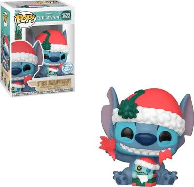 Produktbild von Funko Pop! Disney: Lilo & Stitch - Stitch Unwrapping Gift #1522