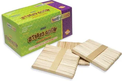 Obrázok produktu pre Prírodné drevené tyčinky na ručné práce – bez toxínov – drevené tyčinky – 12 cm – príslušenstvo do dielne