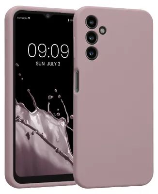 Produktbild von kwmobile Silikon Case für Samsung Galaxy A14 5G Hülle - Soft gummierte Handyhülle, Schutzhülle Cover in Nude Lilac