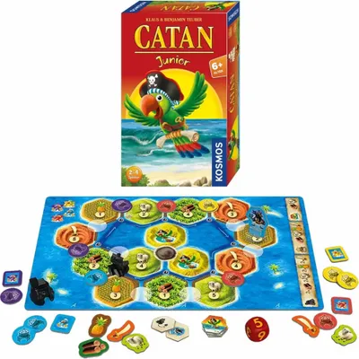Immagine prodotto di Kosmos 711474 Gioco da viaggio - Catan Junior Gioco da portare con sé