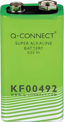 Produktbild von Q-Connect Super Alkaline Batterien - E-Block, 9,0 V
