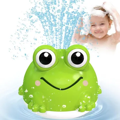 Produktbild von Frosch Babyspielzeug für die Badewanne – Automatisches Wasserspielzeug & Induktions-Sprinkler für Kinder von 1-6 Jahren (Jungen & Mädchen)